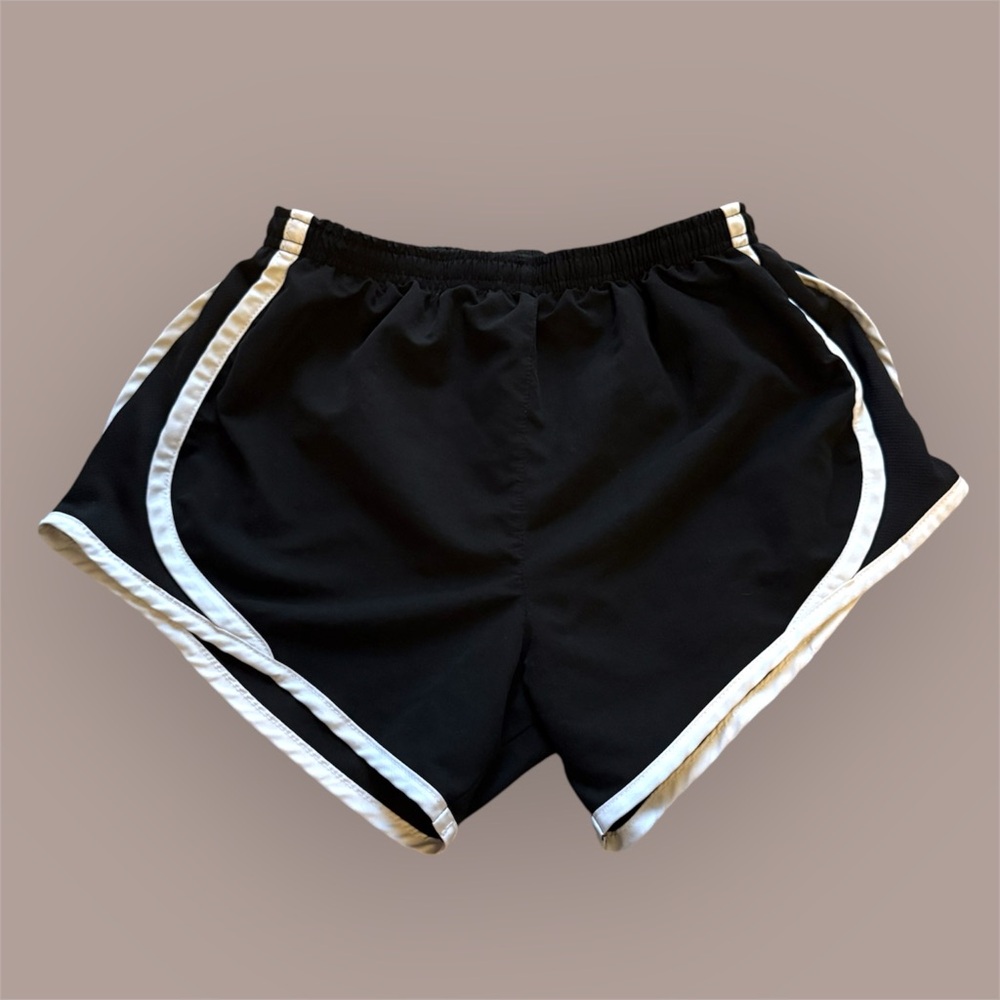 Boxercraft Black and White Lined Athletic Shorts - Size Small
